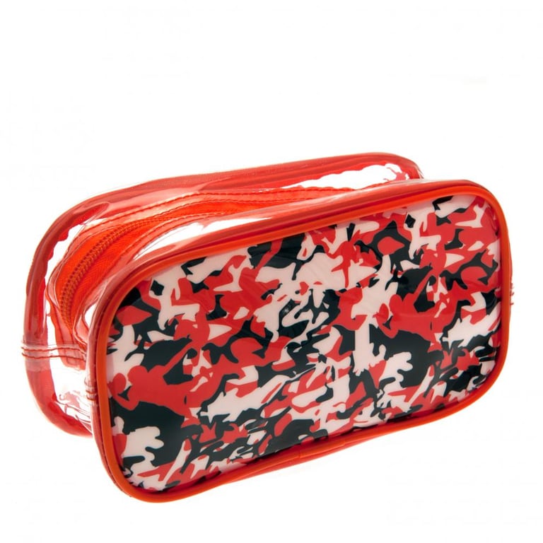 Chicago Bears PVC Zipped Pencil Case - Club Crest and Camo Design Stationery Storage