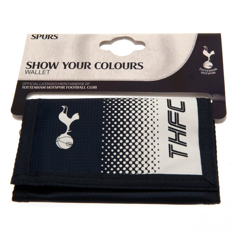 Tottenham Hotspur FC Fade Design 5 Compartment Wallet - Wipe Clean Polyester