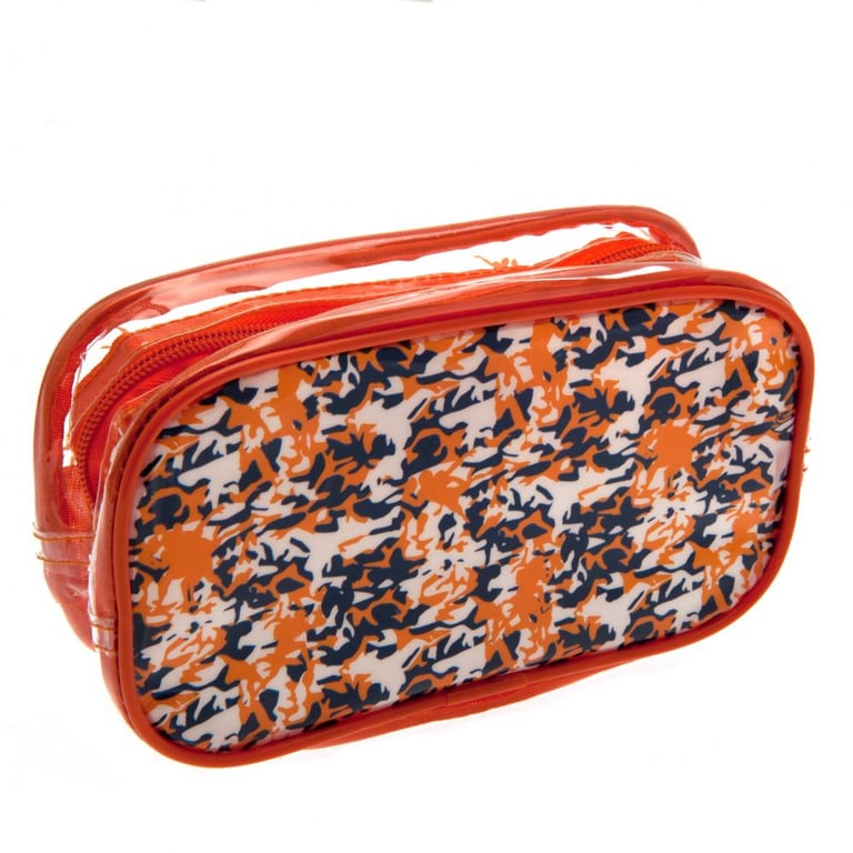 Denver Broncos PVC Zipped Pencil Case with Club Crest and Camo Design Storage