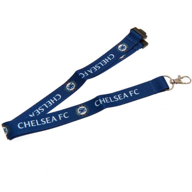 Chelsea FC Printed Nylon Lanyard - ID Card Holder & Keychain