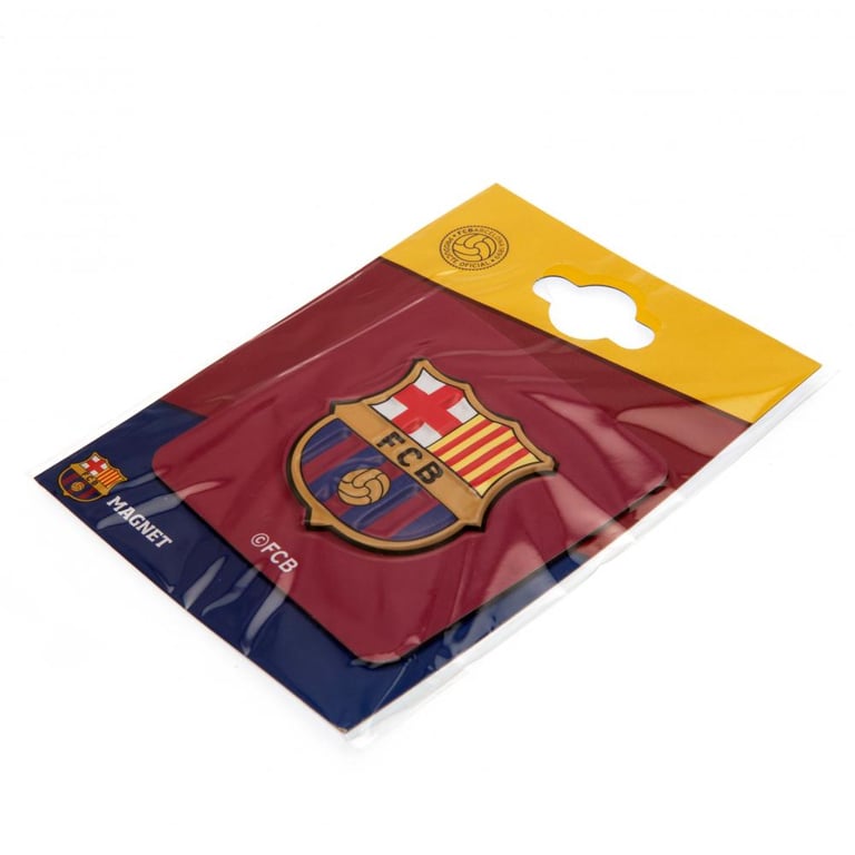 FC Barcelona 3D Raised Design Claret Crest Personalized Fridge Magnet