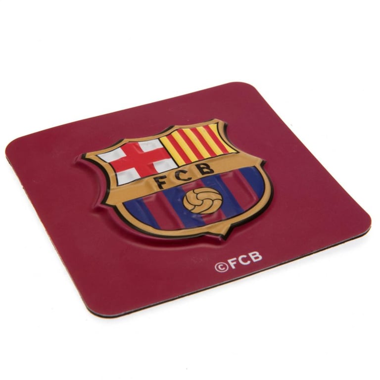 FC Barcelona 3D Raised Design Claret Crest Personalized Fridge Magnet