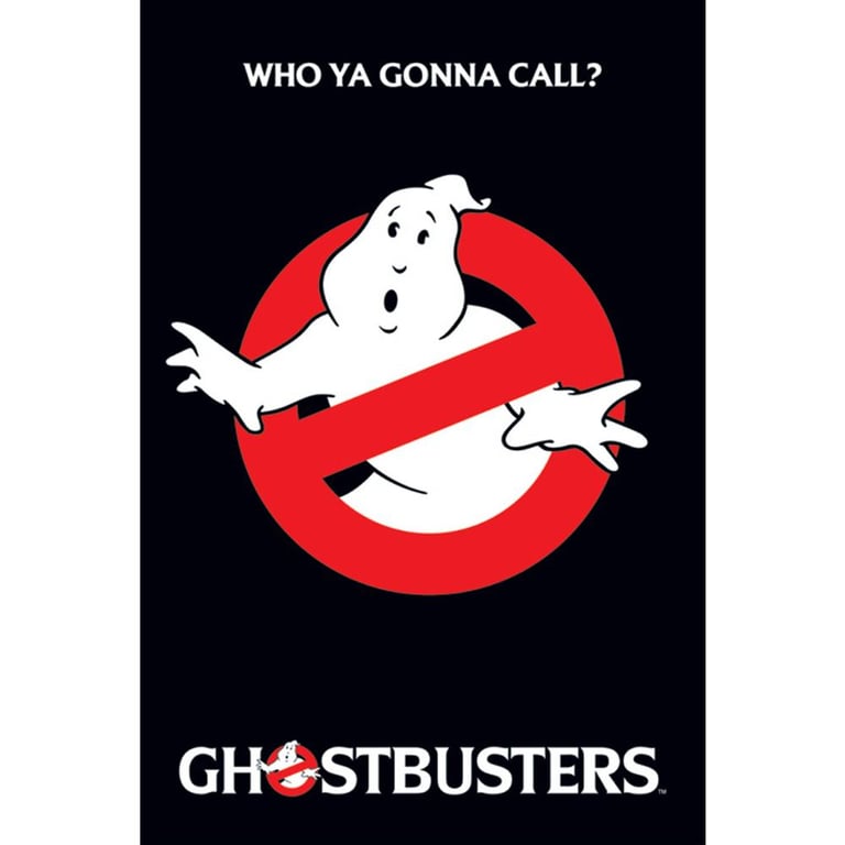 Classic Ghostbusters Logo Poster - Rolled Maxi Print on 150gsm Gloss Paper