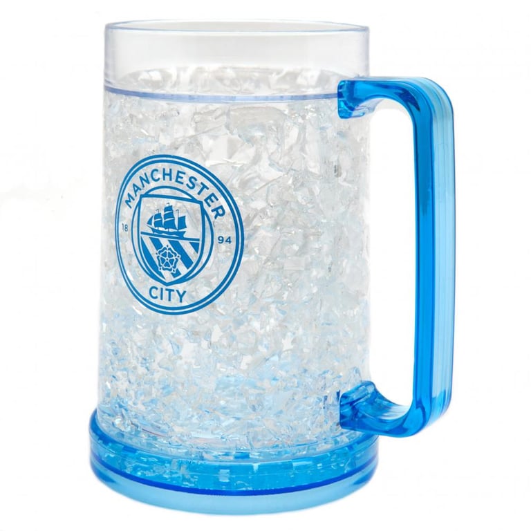 Manchester City FC Blue Gel Filled Double Walled Freezer Mug