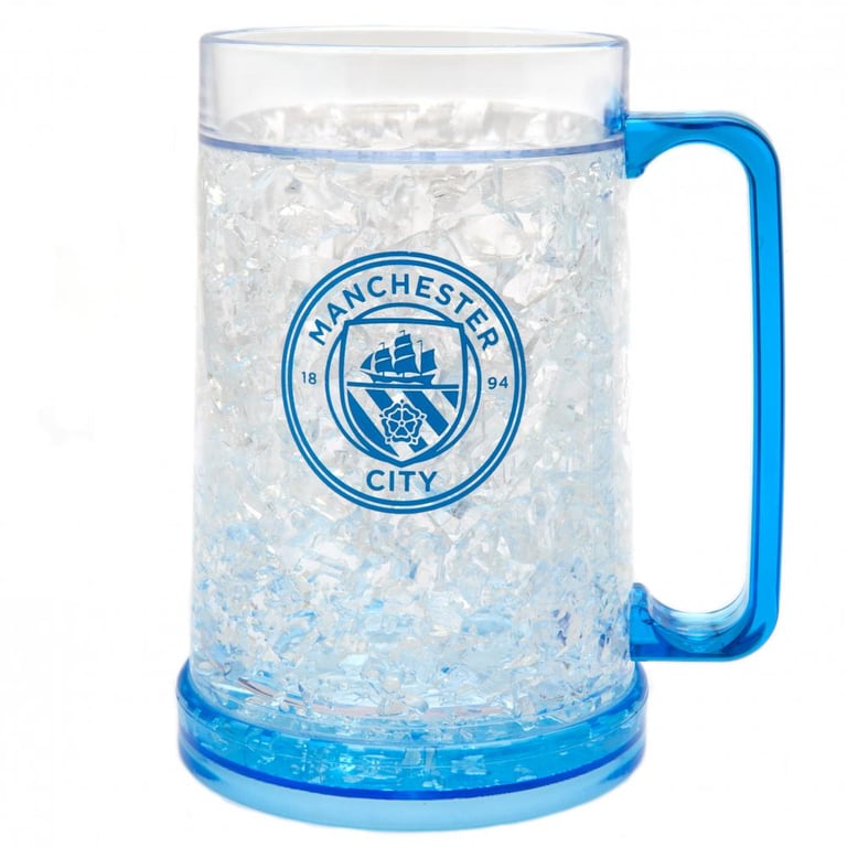 Manchester City FC Blue Gel Filled Double Walled Freezer Mug