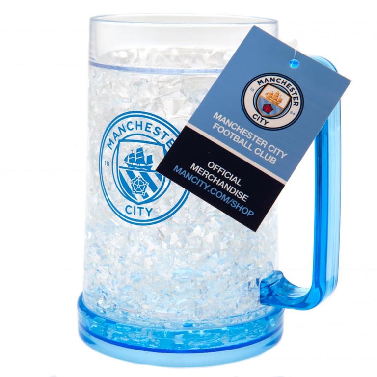 Manchester City FC Blue Gel Filled Double Walled Freezer Mug