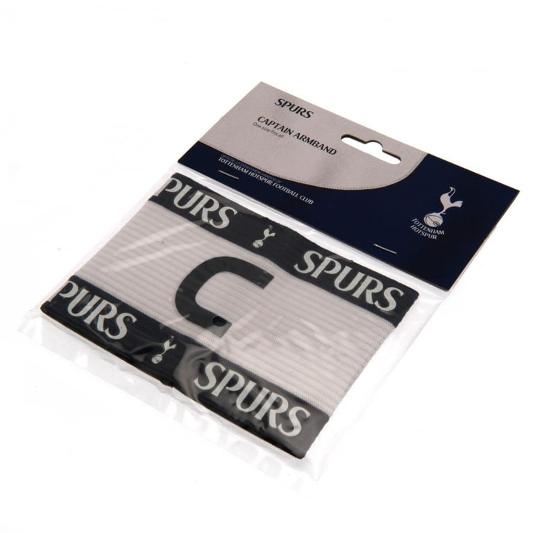 Tottenham Hotspur FC Captains Armband - Official Club Crest and Team Colours Design, One Size Fits All