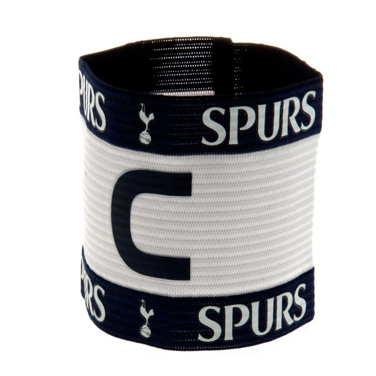 Tottenham Hotspur FC Captains Armband - Official Club Crest and Team Colours Design, One Size Fits All
