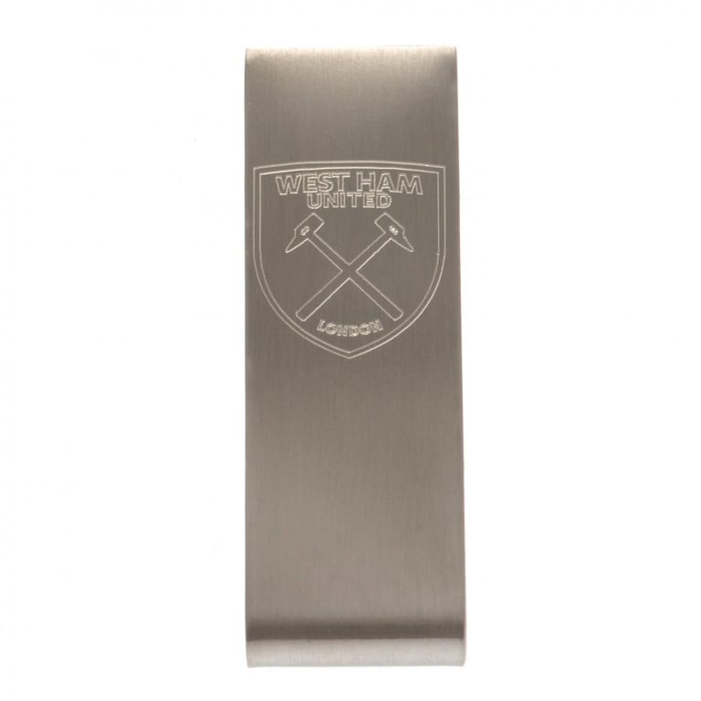 Stainless Steel West Ham United FC Hammers Crest Money Clip