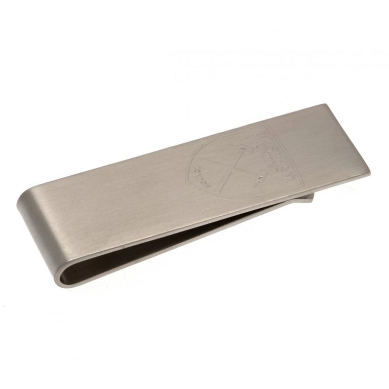 Stainless Steel West Ham United FC Hammers Crest Money Clip