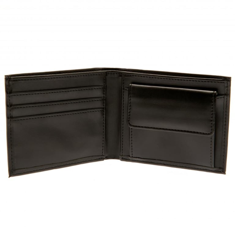 Arsenal FC Debossed Leather Wallet - 3 Card Slots & Secure Change Pocket