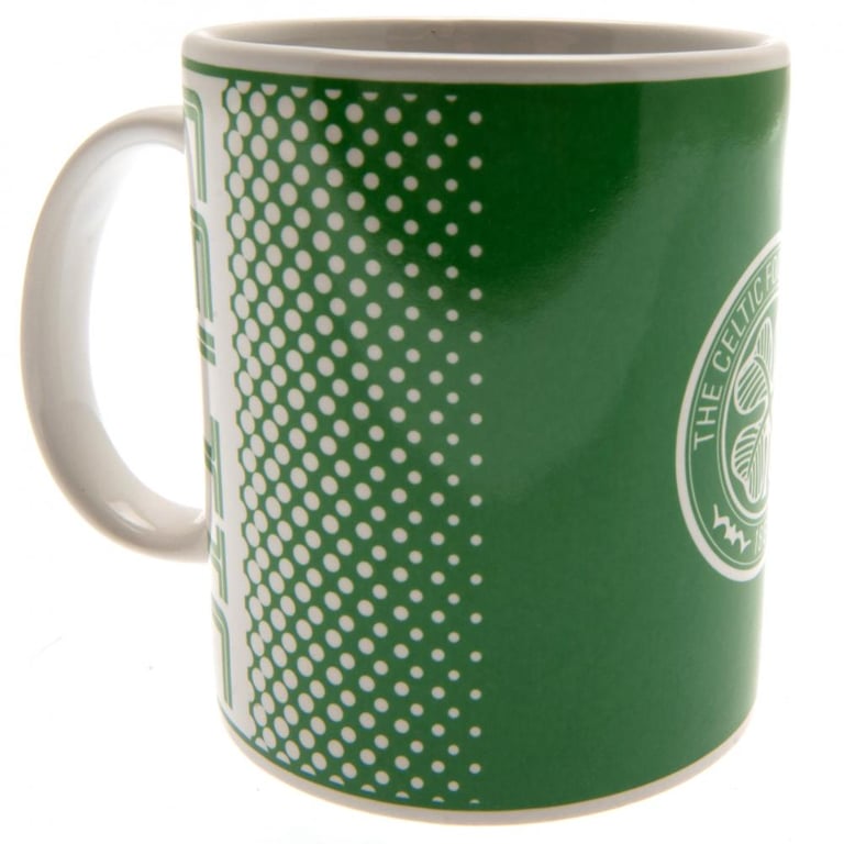 Celtic FC Fade Design Ceramic Club Crest Coffee Mug