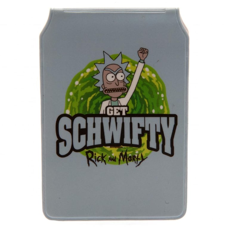 Rick And Morty 2-Pocket PVC Folding Pouch Card Holder - Travel Organizer for Up to 4 Cards