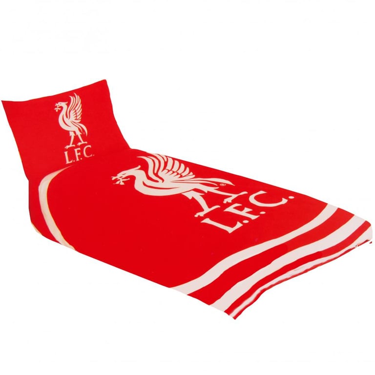 Liverpool FC Pulse Reversible Duvet Set - Club Crest Design