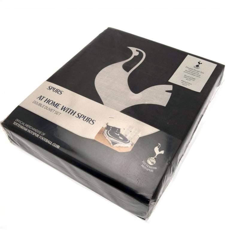Tottenham Hotspur FC Pulse Reversible Crest Duvet Set - Machine Washable Sports Bedding