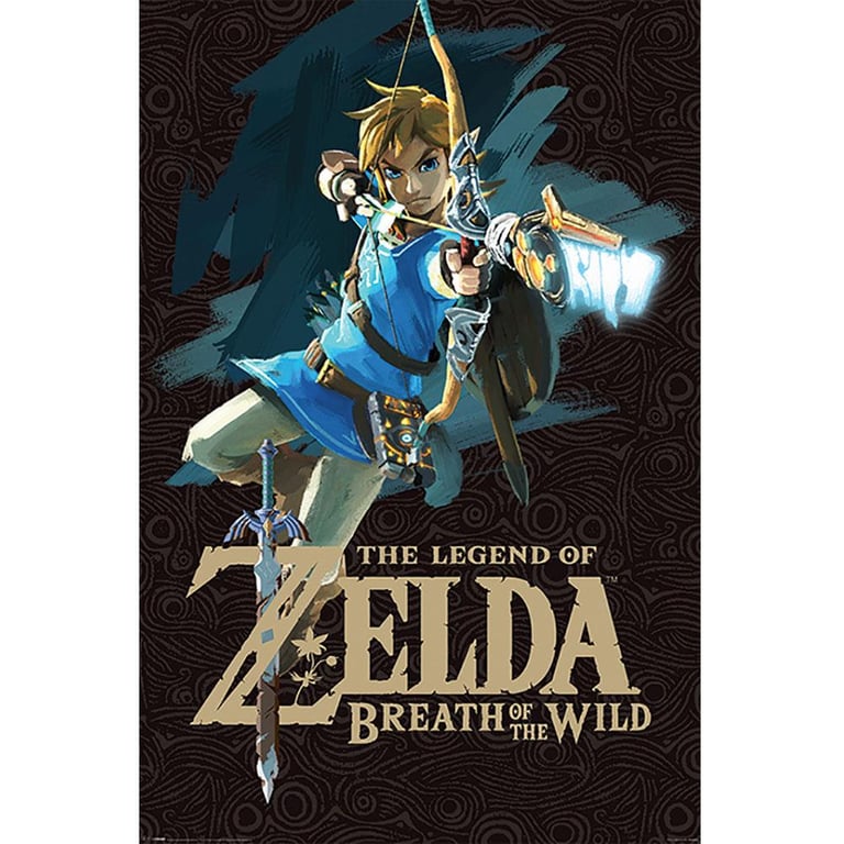 The Legend of Zelda: Breath of the Wild Link Rolled Poster - 150gsm Gloss Artwork