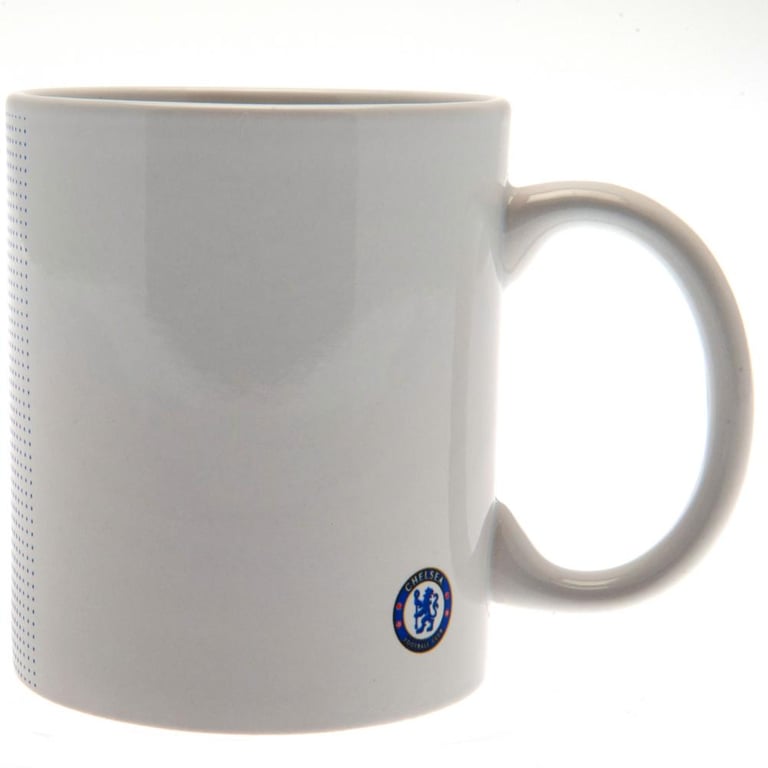 Chelsea FC Halftone Ceramic Coffee Mug - Official Club Crest Design