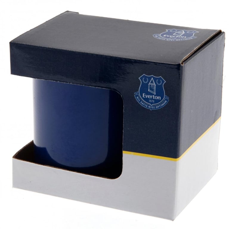 Everton FC Halftone Ceramic Coffee Mug - Kiln Fired Finish & White Handle