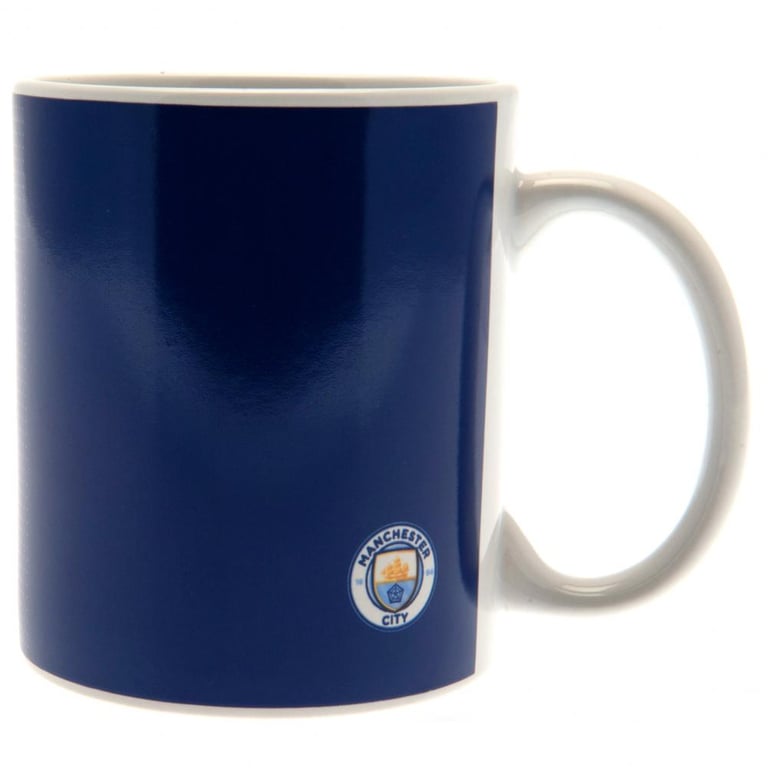 Manchester City FC Halftone Ceramic Coffee Mug