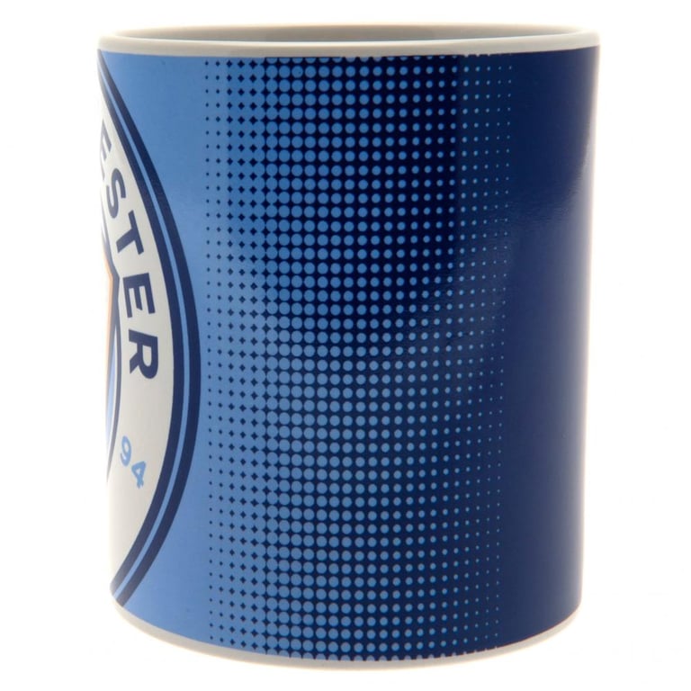 Manchester City FC Halftone Ceramic Coffee Mug