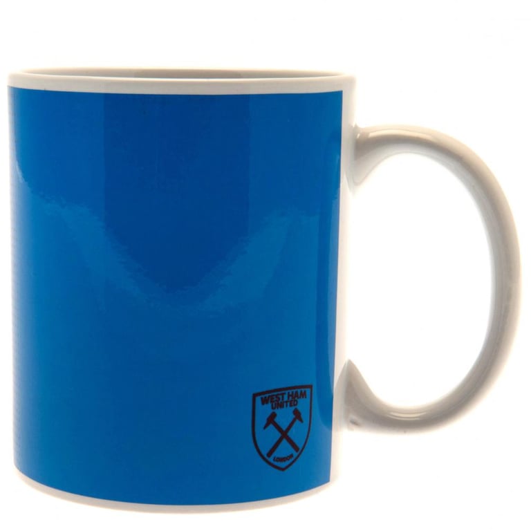 West Ham United FC Ceramic Halftone Club Crest Coffee Mug