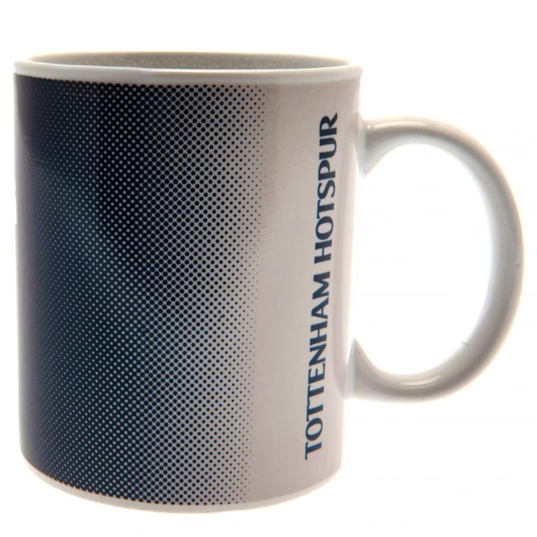 Tottenham Hotspur FC Heat Changing Mug - Gradient Pattern Ceramic Club Crest Mug