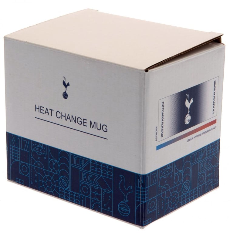 Tottenham Hotspur FC Heat Changing Mug - Gradient Pattern Ceramic Club Crest Mug