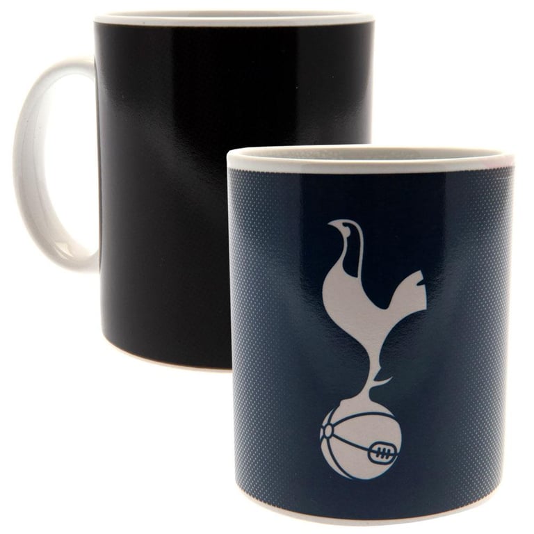 Tottenham Hotspur FC Heat Changing Mug - Gradient Pattern Ceramic Club Crest Mug