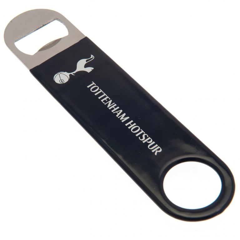 Tottenham Hotspur Bar Blade Magnet - Fridge & Bottle Opener with Spinner Ring and Carabiner Reel Attachment