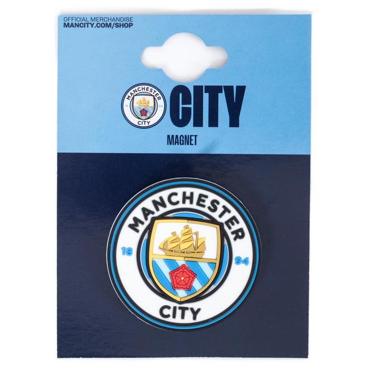 Manchester City FC 3D Soft PVC Fridge Magnet - Personalized Team Decoration