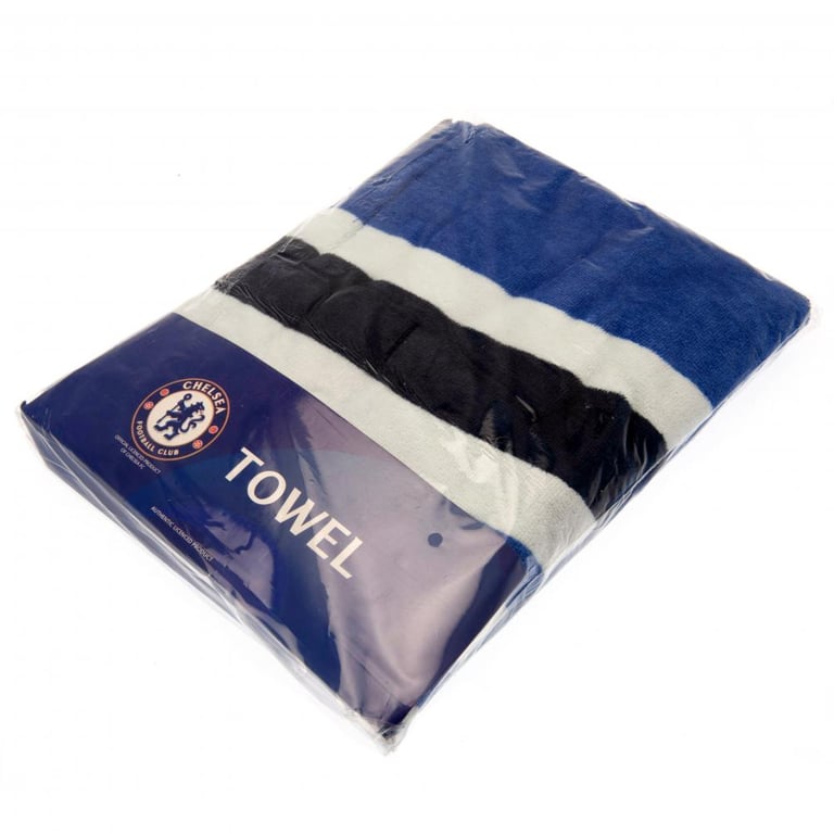 Chelsea FC Pulse Design 100 Cotton Velour Large Beach Towel