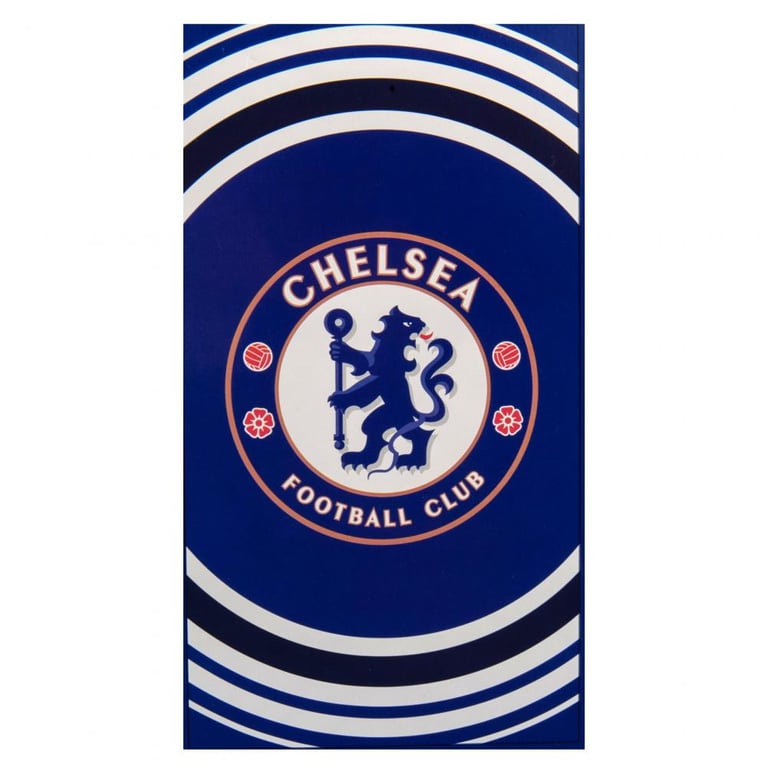 Chelsea FC Pulse Design 100 Cotton Velour Large Beach Towel