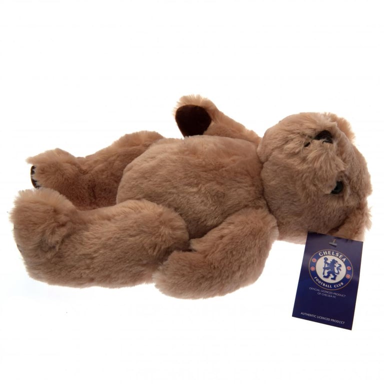 Chelsea FC George Bear - Full Colour Crest, Posable Limbs Stuffed Animal Made from 100 Polyester