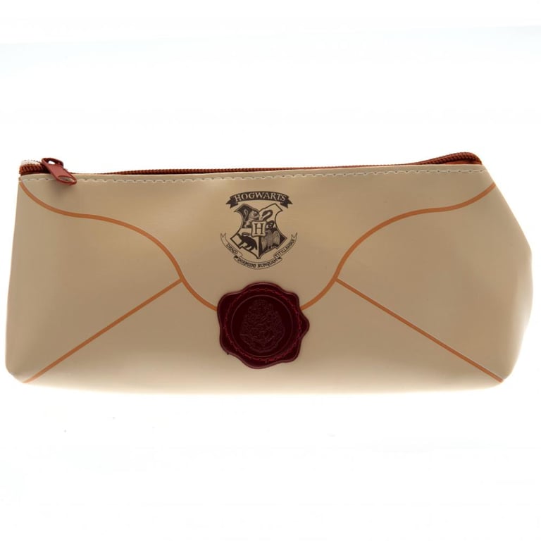 Harry Potter Hogwarts Acceptance Letter Triangular Zipped Pencil Case - Magical Stationery Storage for School or Home