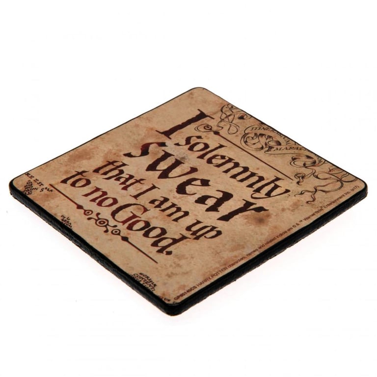 Harry Potter Marauders Map Gift Set - White Mug & Coaster Set