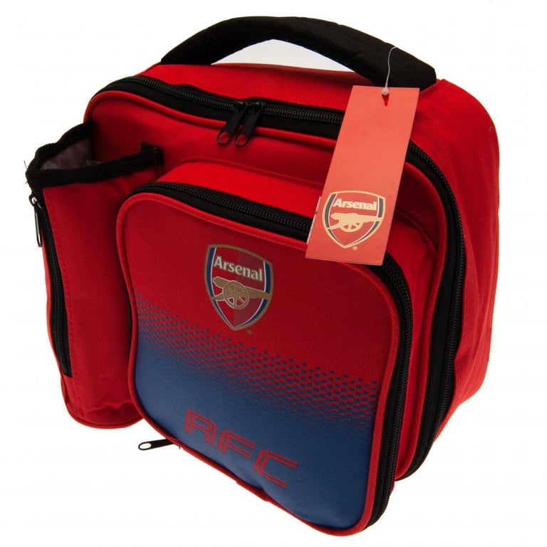 Arsenal FC Fade Design Lunch Bag - Double Zipped Opening & Carry Handle