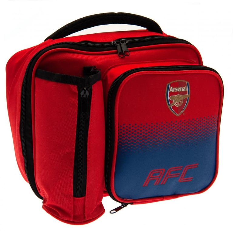 Arsenal FC Fade Design Lunch Bag - Double Zipped Opening & Carry Handle