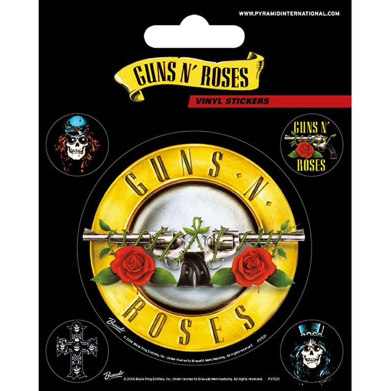 Guns N Roses Vinyl Stickers - High Quality Gloss Finish Rock Music Decals