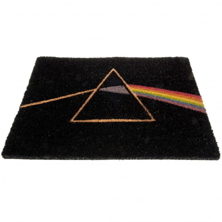 Pink Floyd Dark Side Of The Moon Multi Colour Coir Doormat - Indoor & Outdoor Use