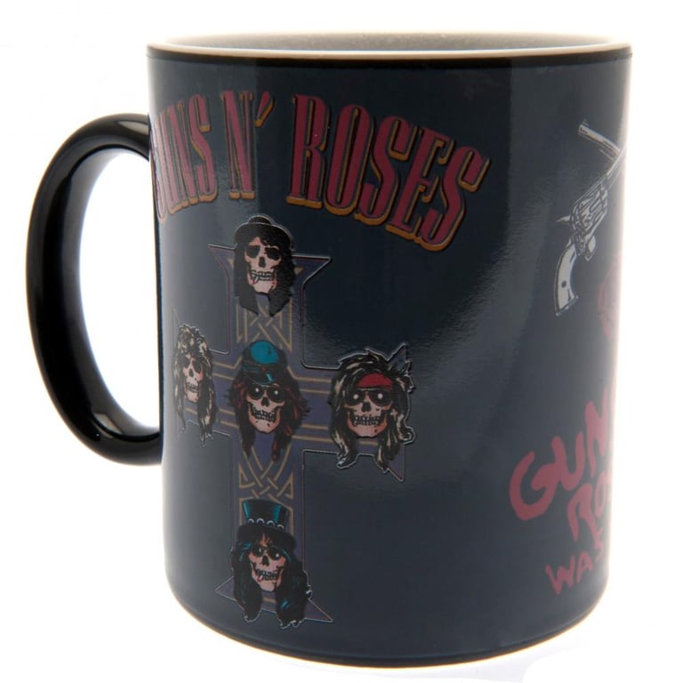 Guns N Roses Heat Changing Ceramic Mug - Appetite For Destruction Album Art Design