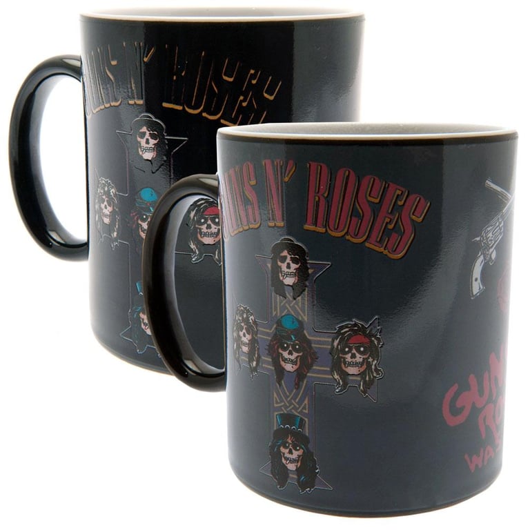Guns N Roses Heat Changing Ceramic Mug - Appetite For Destruction Album Art Design