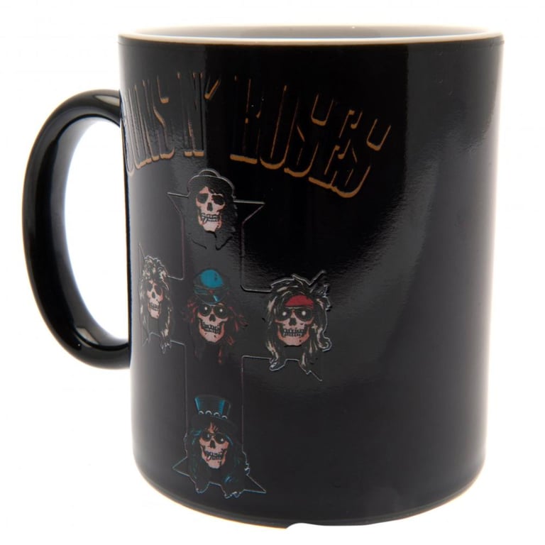 Guns N Roses Heat Changing Ceramic Mug - Appetite For Destruction Album Art Design
