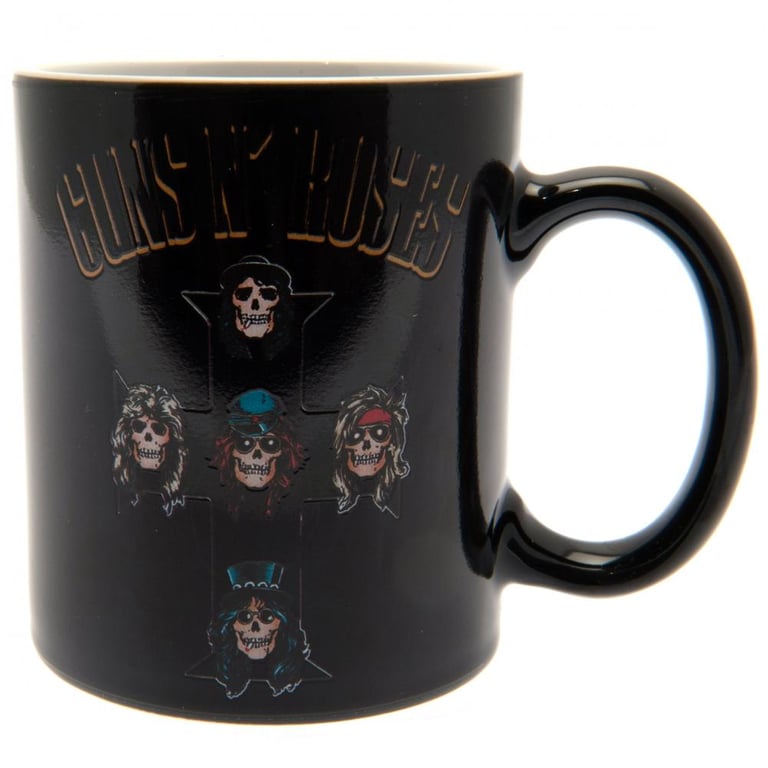 Guns N Roses Heat Changing Ceramic Mug - Appetite For Destruction Album Art Design