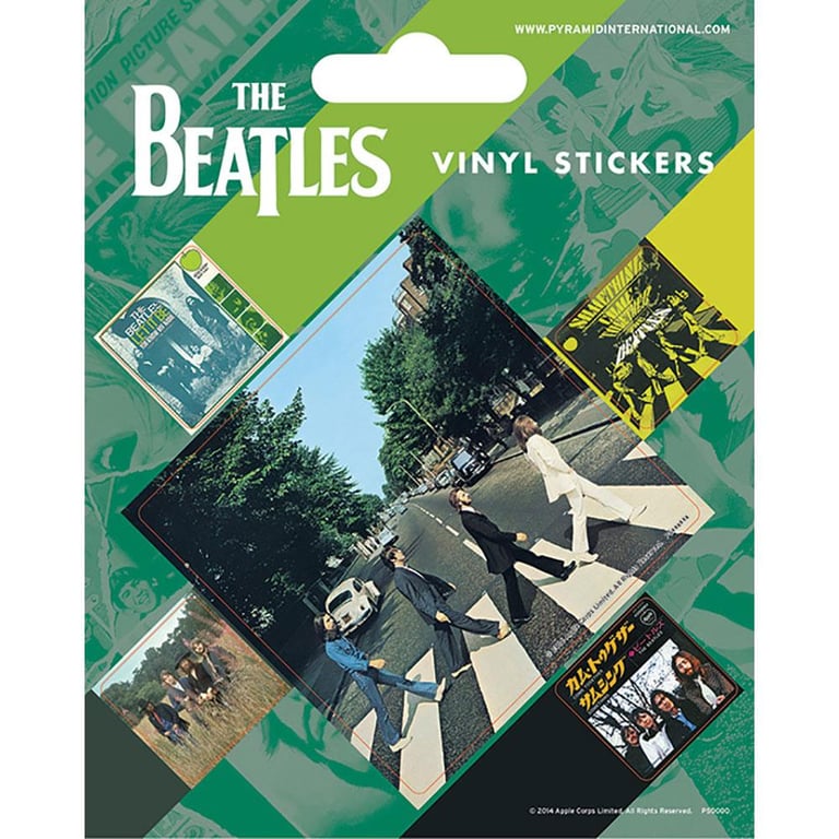 The Beatles Abbey Road Vinyl Self Adhesive Stickers - High Quality Gloss Finish Decorations