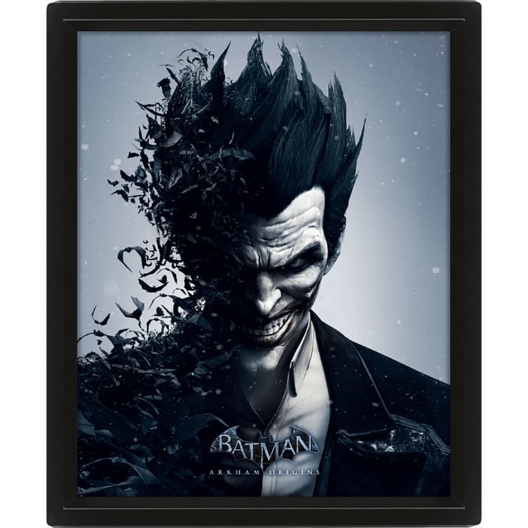 Batman 3D Lenticular Picture - Moving Images Art in Black Frame