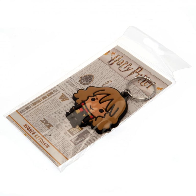 Harry Potter Chibi Hermione PVC Keychain with Chain and Split Ring