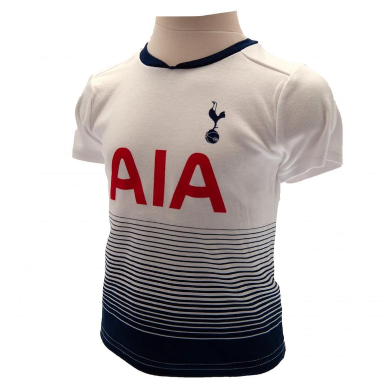 Tottenham Hotspur FC Navy and White Baby Shirt & Short Set - Soft Cotton Embroidered Crest