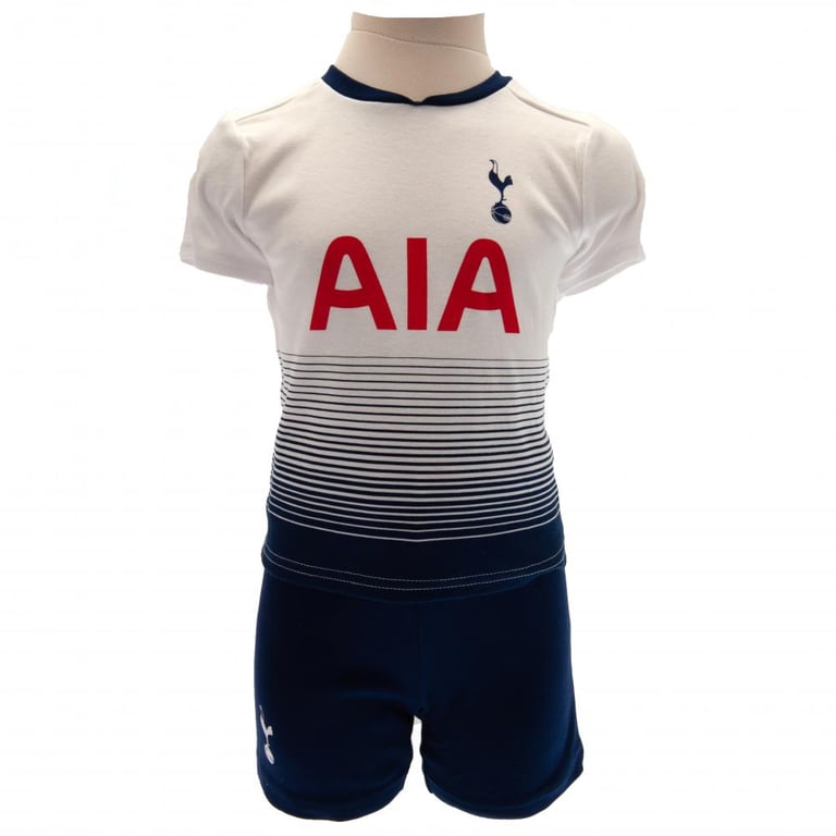 Tottenham Hotspur FC Navy and White Baby Shirt & Short Set - Soft Cotton Embroidered Crest