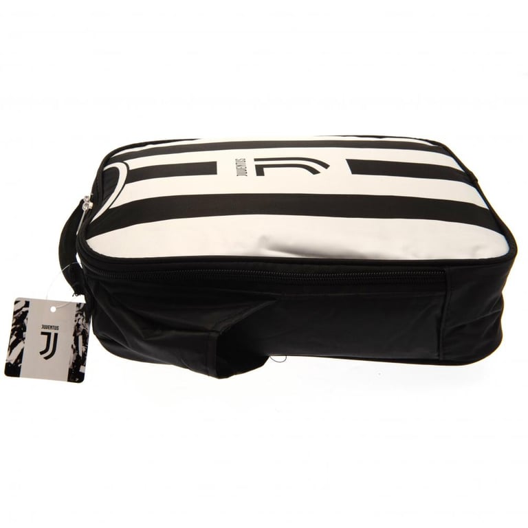 Juventus FC Kit Lunch Bag - Crest Design with Carry Handle and Name Tag