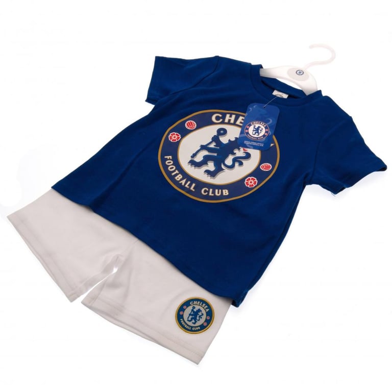 Chelsea FC Royal Blue Cotton Baby T-Shirt & Short Set